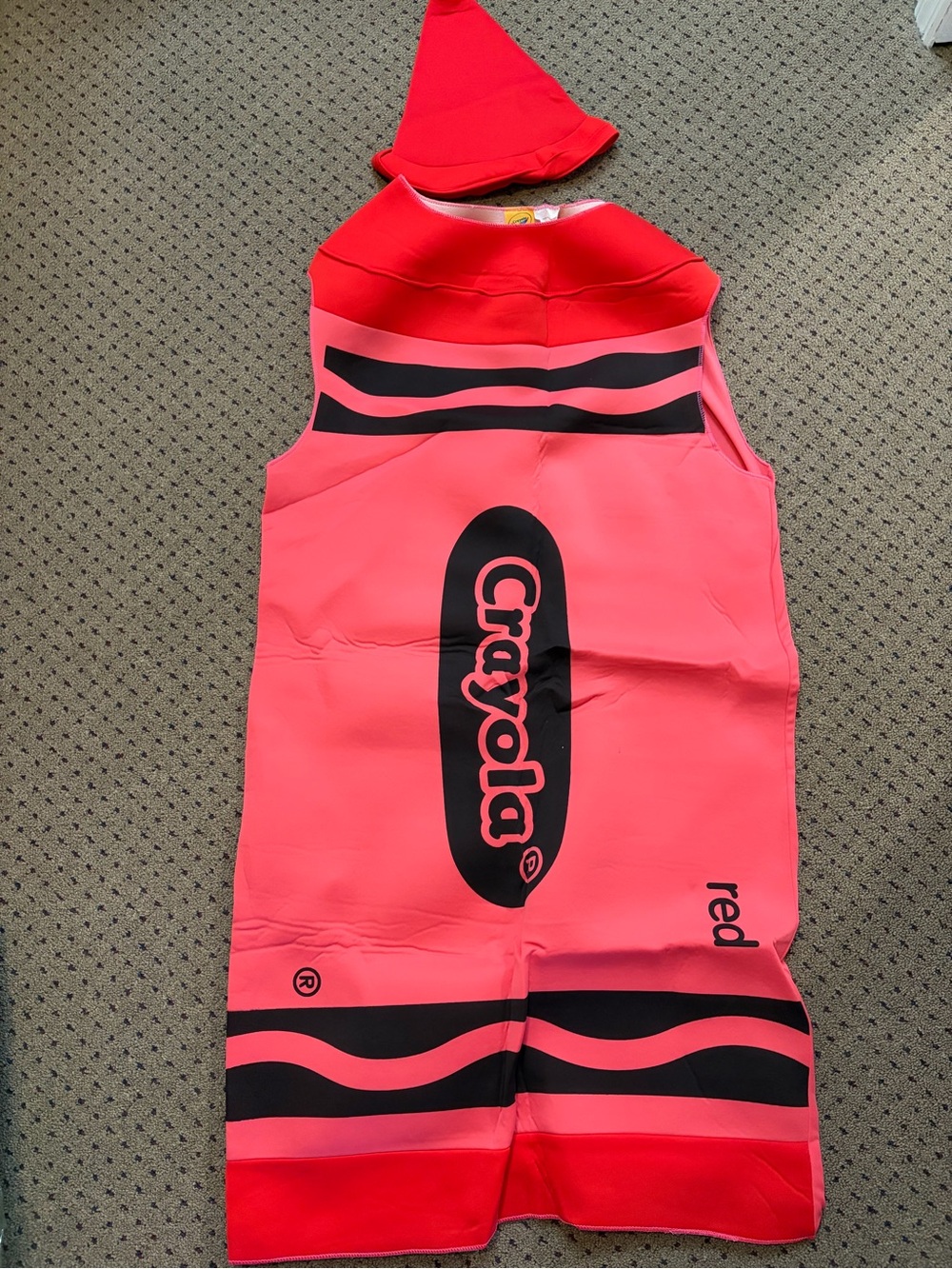 Crayola Res adult Costume